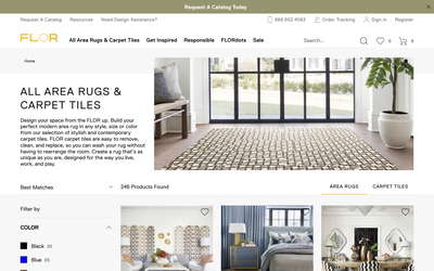 FLOR website screenshot