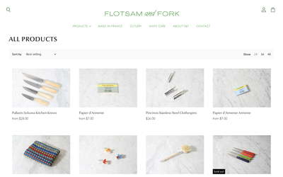 Flotsam + Fork website screenshot
