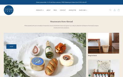 Flotsam + Fork website screenshot