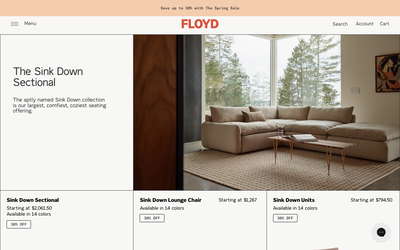 Floyd website screenshot