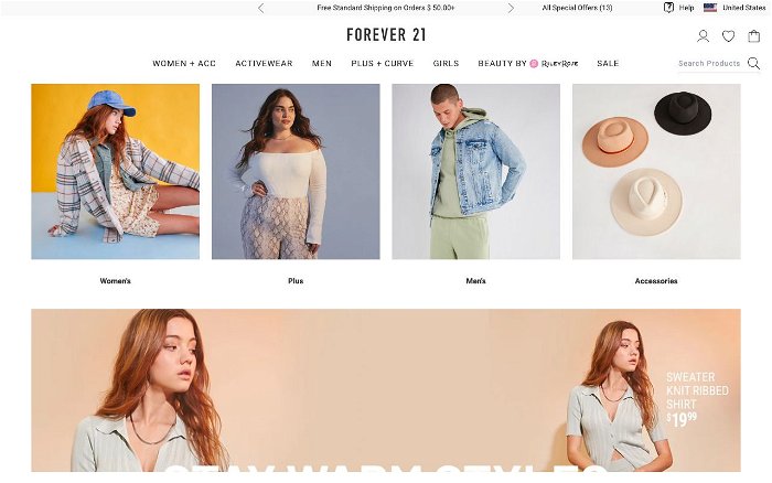 Forever 21 - Ranks and Reviews