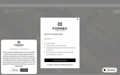 Formex Watch website screenshot
