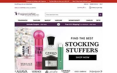 Fragrance Net website screenshot