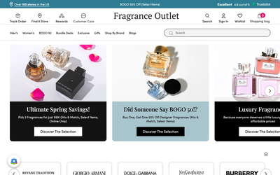 Fragrance Outlet website screenshot