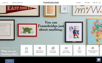 Framebridge on Shomp