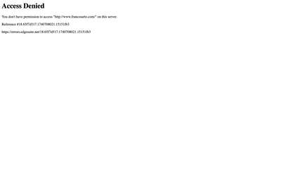 Franco Sarto website screenshot