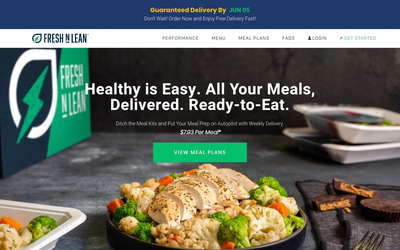 Fresh n' Lean website screenshot