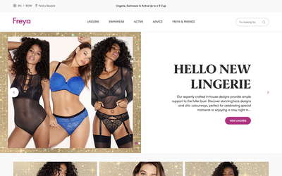 Freya website screenshot