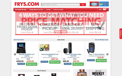 Fry's Electronics on Shomp