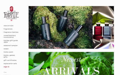 Fumerie website screenshot