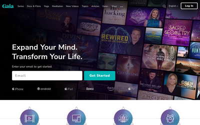 Gaia website screenshot