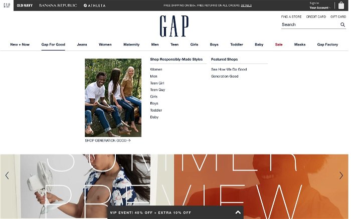 Gap - Ranks and Reviews