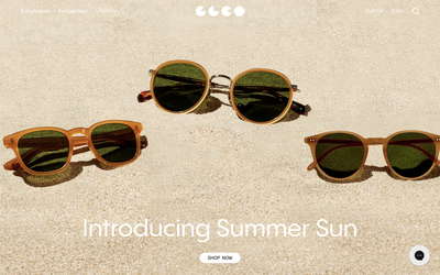 Garrett Leight website screenshot