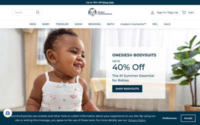 Gerber Childrenswear website screenshot