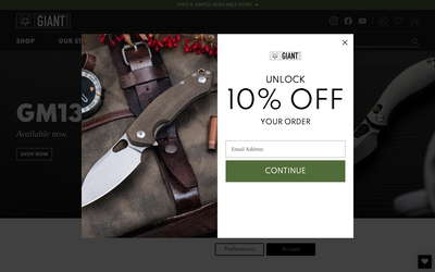 GiantMouse website screenshot