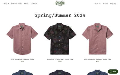 Gitman Vintage website screenshot