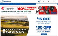 GlobalGolf website screenshot