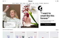Glossier website screenshot