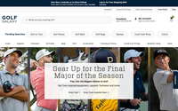 Golf Galaxy website screenshot
