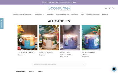 Goose Creek website screenshot