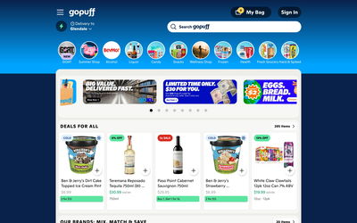 Gopuff on Shomp