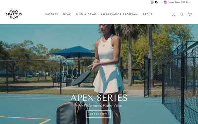 Gospartus website screenshot