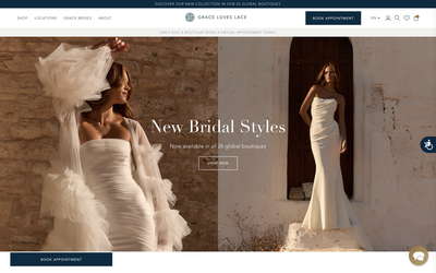 Grace Loves Lace website screenshot