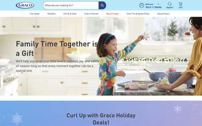 Graco website screenshot
