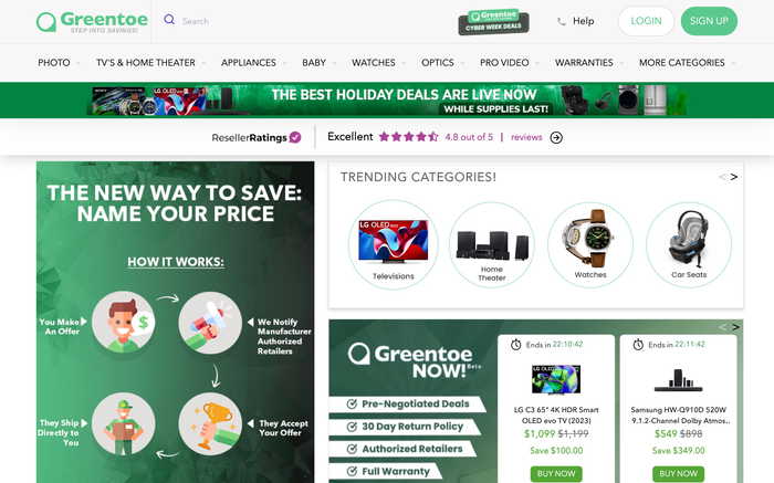 Greentoe screenshot