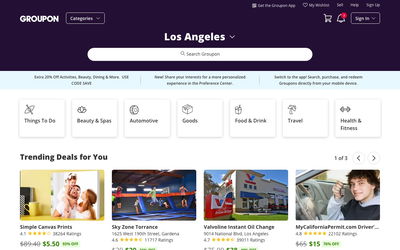Groupon on Shomp