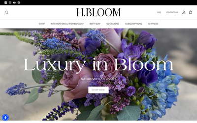 H. Bloom website screenshot