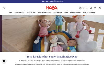 HABA USA website screenshot
