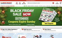 Harbor Freight Tools website screenshot
