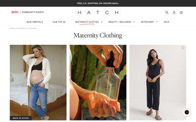 HATCH Collection website screenshot