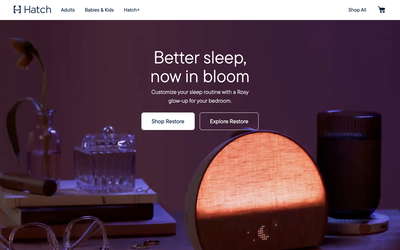 Hatch website screenshot