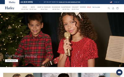 Hatley website screenshot