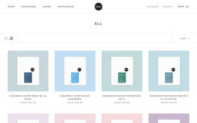 Heart Coffee Roasters website screenshot