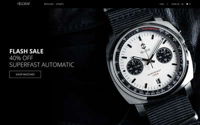 Helgray website screenshot