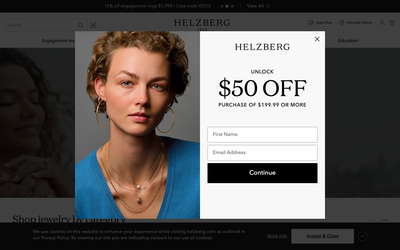 Helzberg Diamonds website screenshot