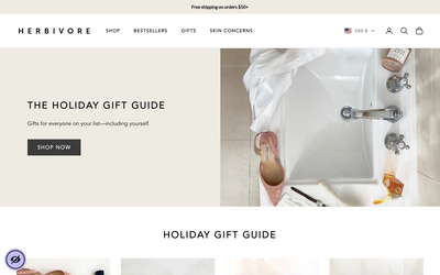 Herbivore Botanicals website screenshot