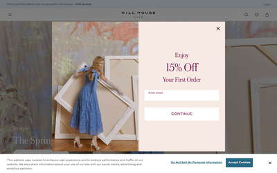 Hill House Home website screenshot