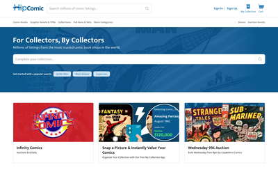 HipComic website screenshot