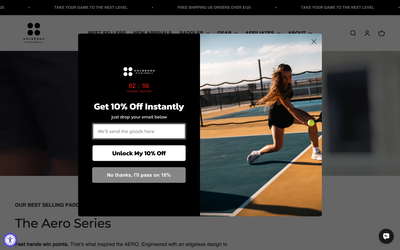 Holbrook Pickleball website screenshot