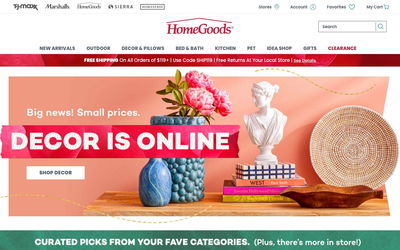 HomeGoods on Shomp