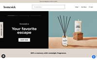 Homesick website screenshot