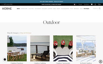 HORNE website screenshot