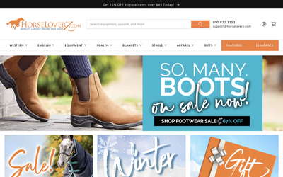 HorseLoverZ website screenshot