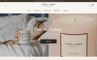 Hotel Lobby Candle website screenshot