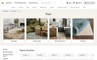 Houzz website screenshot