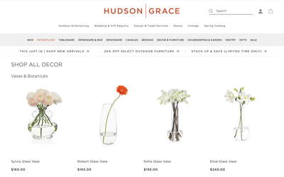 Hudson Grace website screenshot